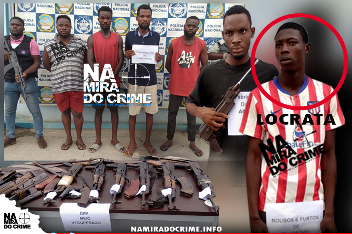 Limpeza do Kilamba Kiaxi: Capturado “Locrata” líder dos “Colômbias” que assaltavam com arma de fogo no Nova Vida e Morro Bento  