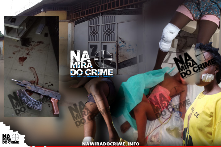 Terror no Cazenga: Quatro membros da mesma família baleados durante assalto a residência, criança de 5 anos foi atingida no abdómen