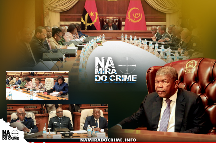 Conselho de Segurança Nacional reunido no Palácio Presidencial