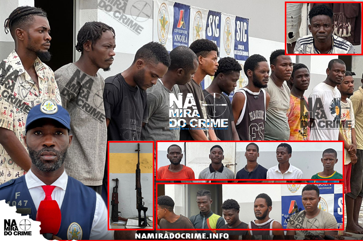 Capturados os “Os Empresários” por crimes de roubo, homicídio qualificado com recurso à armas de fogo (AKM e PKM) e agressão sexual