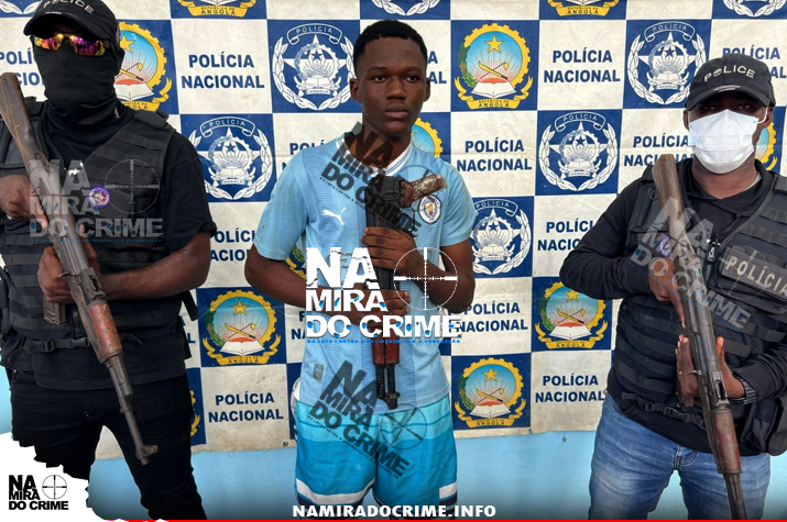 "Ti Pêro": Apôs denúncia do Na Mira do Crime Polícia captura bandido altamente perigoso que tirava sossego aos moradores do bairro Prenda