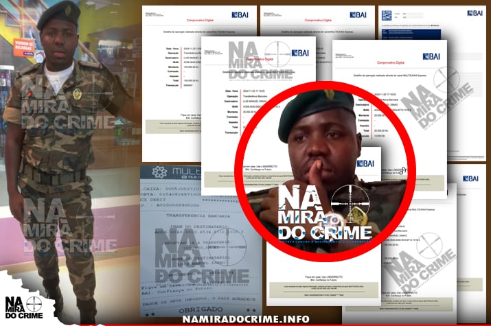 Diz que tem ‘costas largas’: Tenente do Exército acusado de burlar mais de 3 milhões de kwanzas com promessas de enquadramento no SIC, PNA e Bombeiros