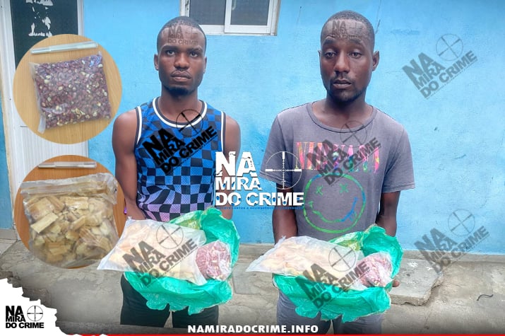 Produto estava a ser enviado para o Huambo: SIC-Benguela captura traficantes em posse de cocaína misturada com bolachas e jinguba