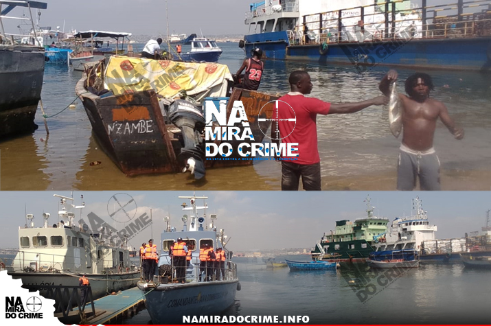 Polícia Nacional apreende 8 embarcações por pesca próximo das sondas petrolíferas