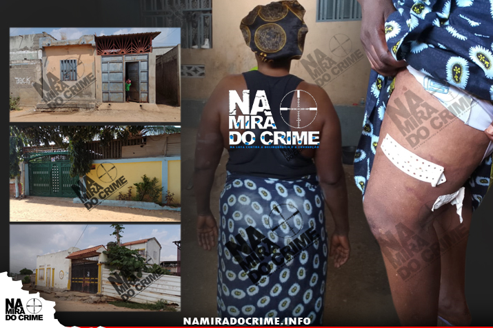 Terror no Cazenga: Marginais assaltam residência e disparam à queima-roupa contra dona de casa