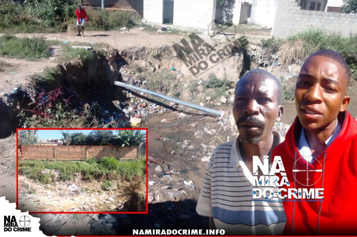 Lubango: Ravina de grande dimensão ameaça engolir várias residências no bairro Hélder Neto