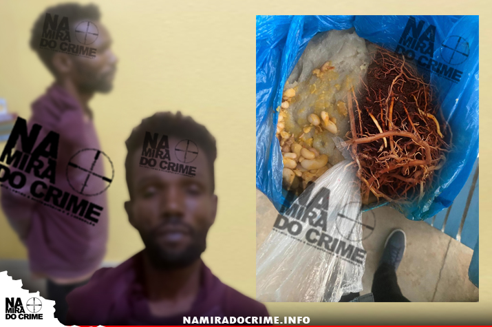Feitiço - Mulher apanhada na 51º Esquadra do Kilamba com água de bateria e raízes de plantas para soltar marido detido