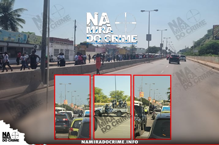 Polícia repõe normal circulação na estrada principal da Samba  