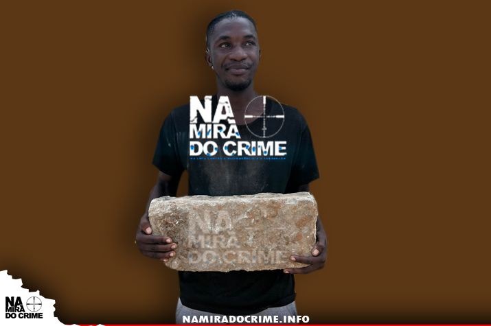 Polícia detém suposto marginal acusado de matar cidadão de 42 anos com bloco na cabeça durante assalto