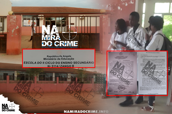 Ninguém está preso: Direcção da Escola do II Ciclo n.º 5114 no Zango acusada de furtar mais de 15 computadores para abrir cibercafés