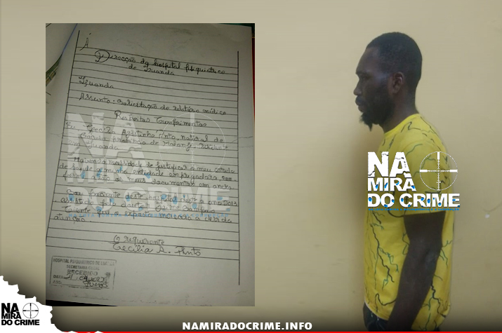 Marido da vítima procurou durante três dias: Polícia detém cidadão acusado de cárcere-privado e abuso sexual contra vizinha de 53 anos de idade que sofre de perturbações mentais