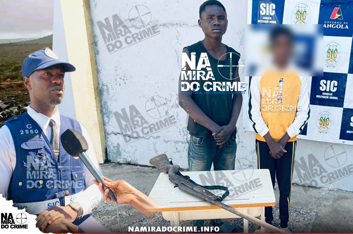 SIC-Malanje: Detém dois cidadãos acusados dos crimes de homicídio qualificado e abuso sexual de menor de 14 anos de idade.