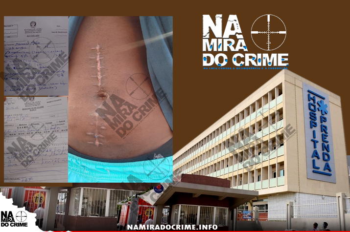 Gritos no hospital do Prenda – Cidadão pede ajuda para retirar uma bala alojada no corpo
