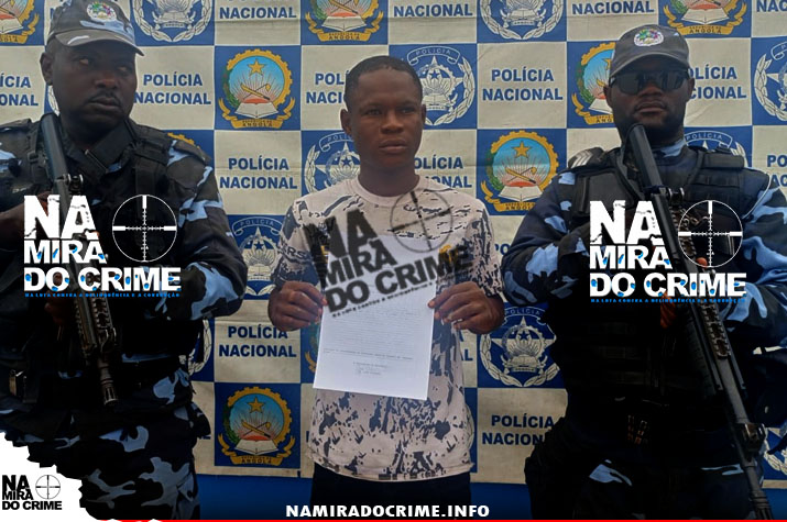 Languinha: Polícia captura marginal da RDC que ateou fogo a uma residência durante luta entre gangues e fugiu para o Congo
