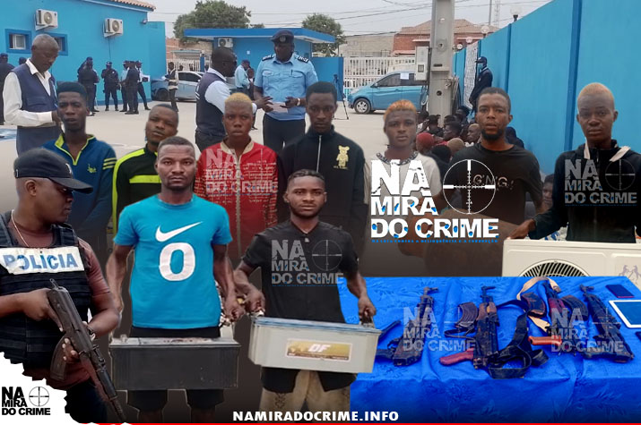Polícia desmantela grupos de marginais "A Rússia" e "Ucrânia" que aterrorizavam moradores dos municípios do Kilamba Kiaxi e Camama