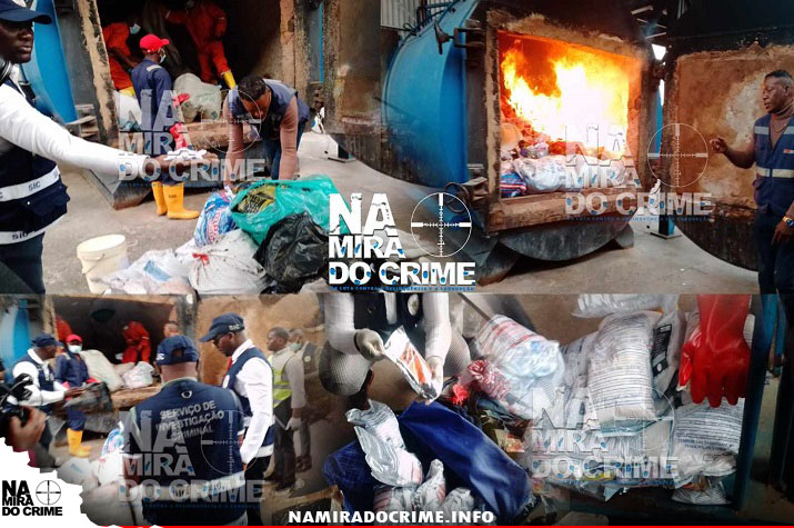 Dia Mundial de Luta Contra as  Drogas: SIC queima em Luanda mais cem quilos de Cocaína