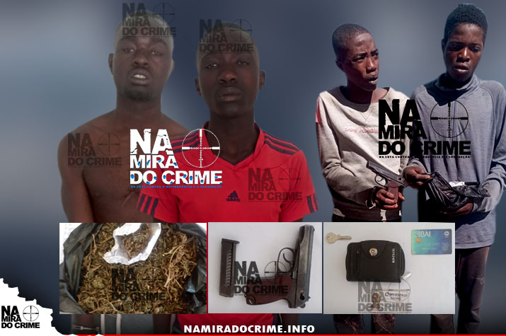 Lubango: Polícia detém quatro marginais implicados em crimes de furto à mão armada na via pública