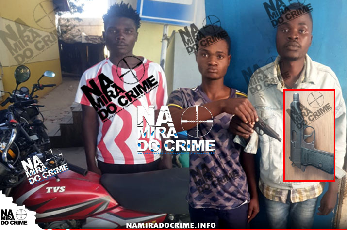 Polícia no Lubango detém marginais por posse ilegal de arma de fogo e roubo de motorizada