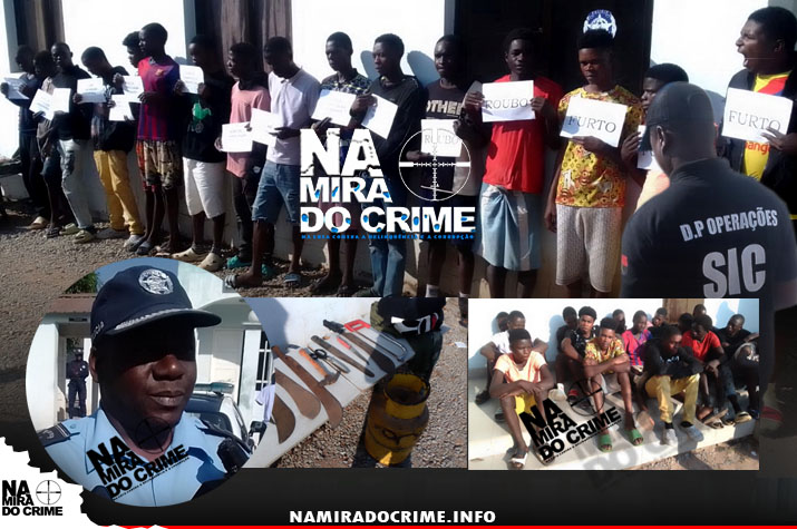 Assaltavam com faca, martelo e catanas: SIC-Malanje desmantela grupo de bandidos "Os Mascarados" que aterrorizavam moradores da Vila Matilde, Catepa, Canâmbua e Quizanga