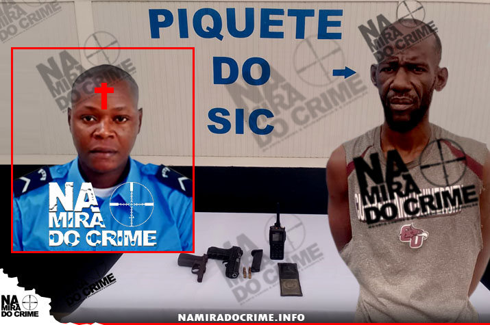 SIC-Cacuaco captura líder de grupo de bandidos que matou a tiro agente da Polícia Nacional durante assalto