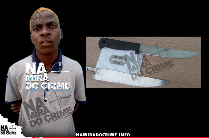 "The Game" - Capturado bandido que assaltava pedestres com faca e lâmina