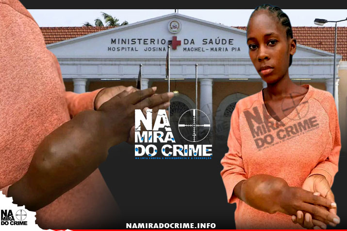 Hospital Maria Pia esclarece que a jovem que padece de lesão no braço não mostrou interesse em receber ajuda