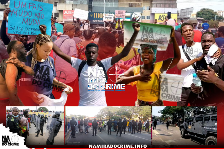 Centenas de manifestantes marcharam em Luanda para protestar a subida do preço do combustível e o custo de vida
