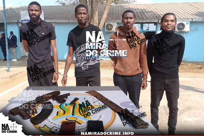 SIC-Luanda captura marginais altamente perigosos envolvidos em crime de homicídio e roubo qualificado