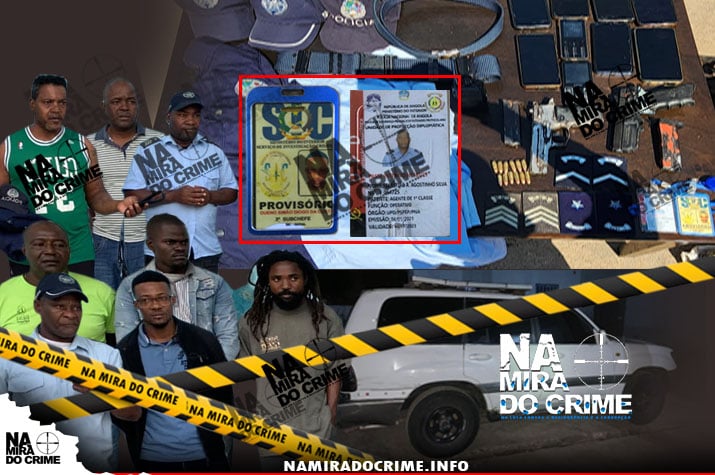 Capturados falsos efectivos da Polícia e do SIC que saíram de Luanda (fardados) para cometer assaltos à mão armada no Bié   