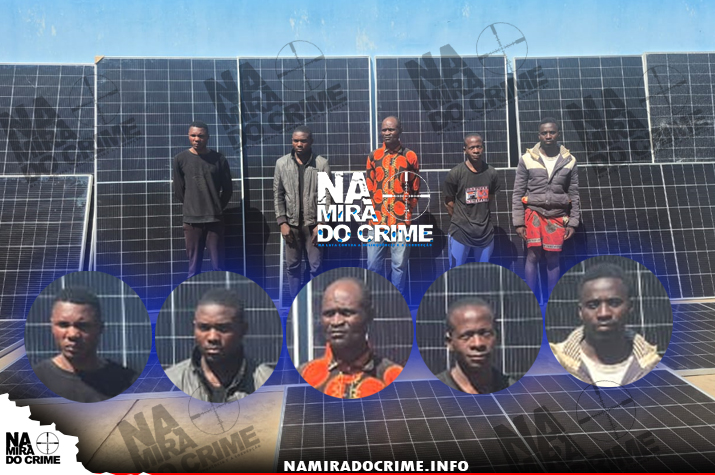 Polícia na humpata desmantela grupo criminoso envolvido no furto de painéis solares