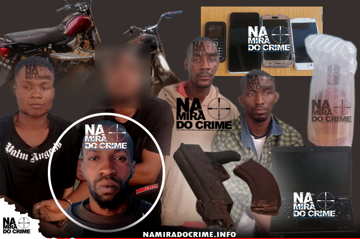 Altamente perigosos: DIIP captura cinco marginais do grupo "Talifodé" envolvidos em assaltos à mão armada no bairro Paraíso