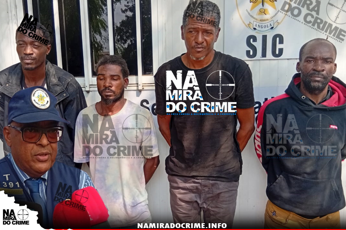 SIC-Luanda captura supostos bandidos que roubavam viaturas com arma de fogo e torturavam às vítima