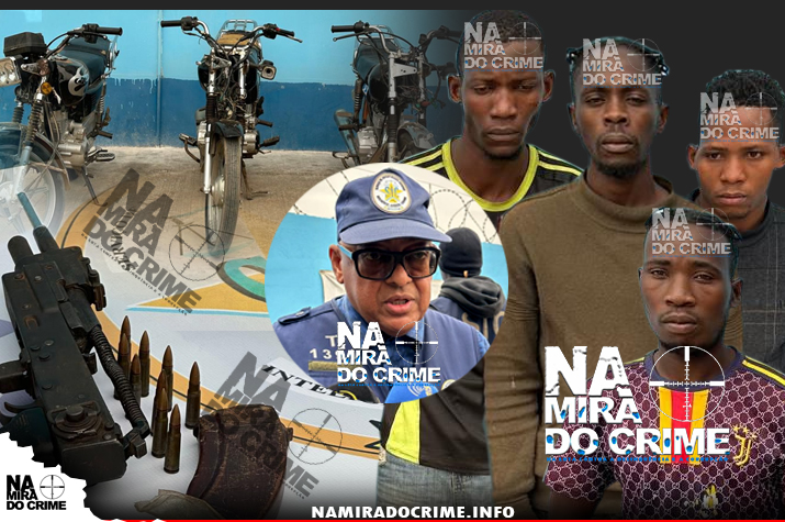 SIC-Luanda captura supostos marginais que assaltaram mais de sete moto-taxistas nos municípios de Belas, Talatona e Viana com AKM