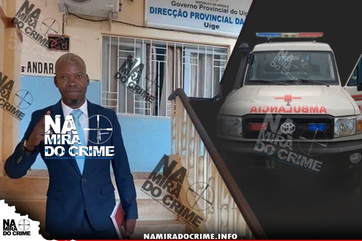 Peculato: Ex-director municipal da Saúde de Kimbele detido por desvio de ambulância  