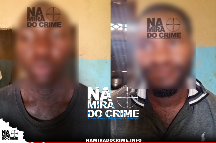 No Cazenga - Efetivos do SIC capturam supostos marginais que roubavam fios e anéis de ouro com recurso à arma de fogo