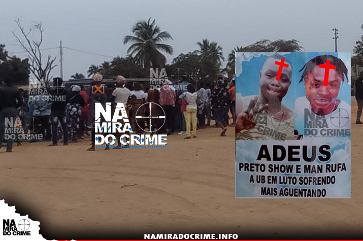 Polícia teve que  escoltar o funeral- Foram a enterrar os jovens apedrejados e esquartejados na Barra do Bengo por supostos bandidos pertencentes ao grupo "1500"