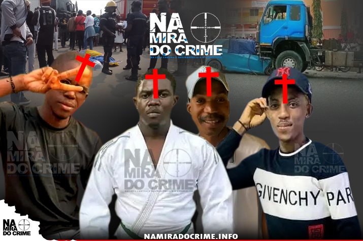 Saíam de uma festa - Acidente de viação entre um KIA Picanto e um camião resulta em quatro mortes nos arredores do bairro Vidrul