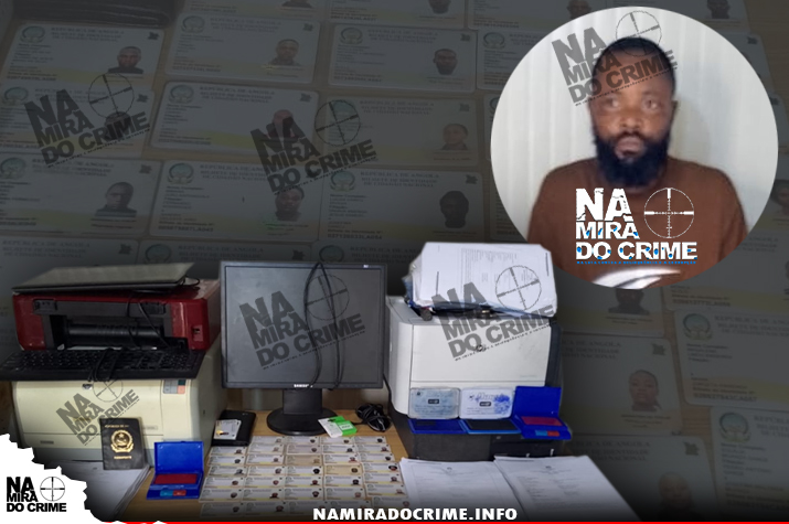 Apanhado com 135 assentos e 38 bilhetes com rostos e nomes dos estrangeiros: DIIP-Luanda detém em flagrante cidadão nacional que vendia bilhetes e cédulas falsas a cidadãos da RDC ao preço de 50 e 35 mil kwanzas