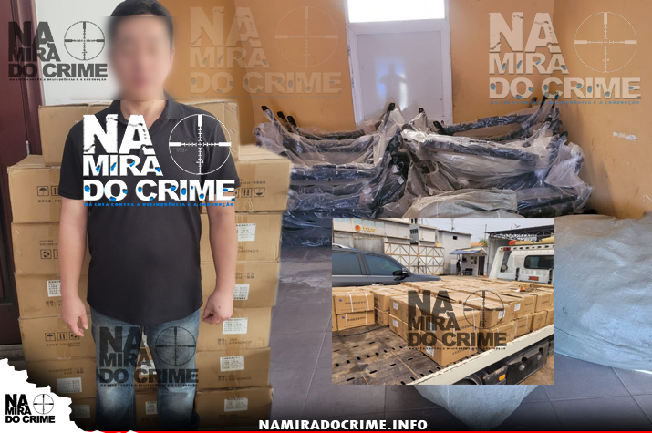 Nigerianos, guineense e chinês capturados pela polícia por desvio de um camião contentorizado com acessórios de carros avaliados em mais de 100 milhões de kwanzas