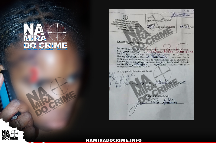 DIIP no Sambizanga acusado de proteger integrante do grupo de marginais "Os da Faca" que atacou cidadã de 22 anos por resistir à agressão sexual