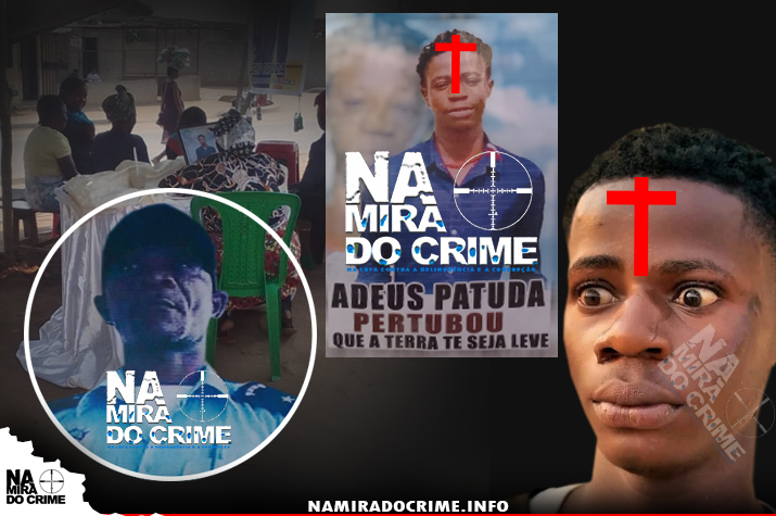 "Patuda Tramanco Diabo": Meliante assassinado com disparo de arma de fogo depois de assaltar mulher de um polícia no Cazenga