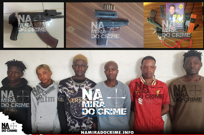 Polícia desmantela grupo de marginais autodenominado “fs” que realizava assaltos com arma de fogo em alguns bairros do Lubango
