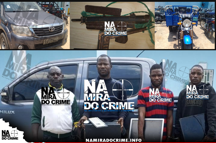 Polícia desmantela  no Andulo grupo de marginais envolvido em roubos com arma de fogo do tipo sterling
