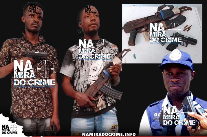 Capturados no Bié marginais que assaltavam motoqueiros com pistola e AKM