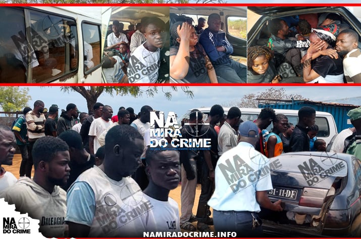 Transportados até na bagagem: Jinbei e Carina E carregados com mais de 30 cidadãos ilegais da RDC disfarçados em cortejo fúnebre interceptados no Bengo quando seguiam para Luanda