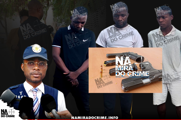 Armados com AKM e pistolas: SIC-Luanda captura três dos sete supostos bandidos que arrombaram casa dos padres no Belas e roubaram vários meios, há um efectivo da polícia sob investigação de ser o fornecedor de armas