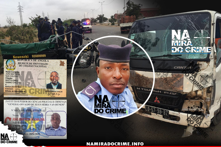 Cadete do Instituto Superior de Ciências Policiais morre em acidente de viação em Luanda