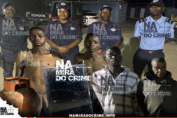 Polícia no Lubango detém rede criminosa que se dedicava ao furto e roubo de bens diversos na centralidade da Quilemba