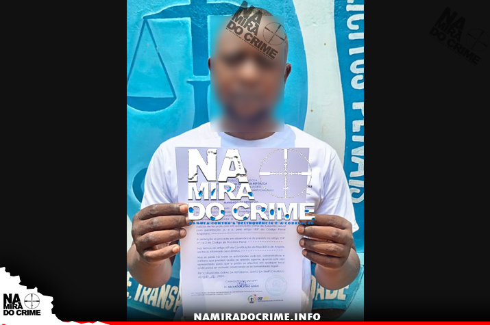 DIIP detém cidadão que violou sexualmente a cunhada de 28 anos de idade na Lunda-Norte