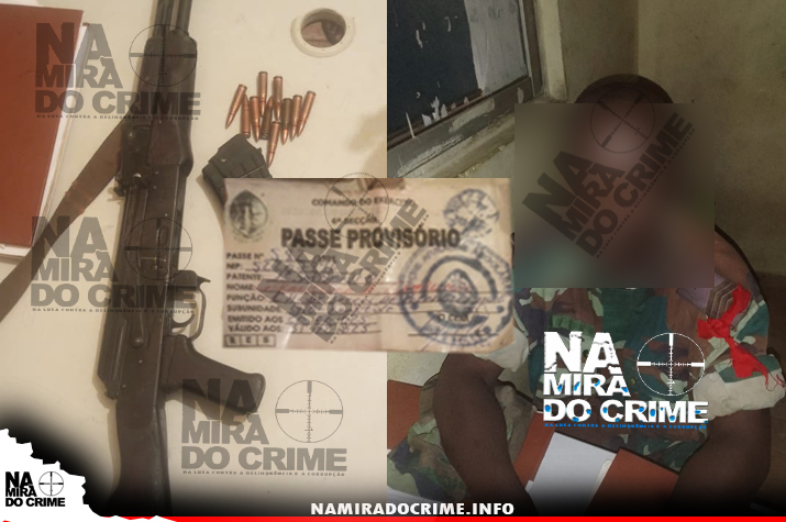 Em Viana - 1º Sargento das FAA detido por fectuar disparos indiscriminados na via pública